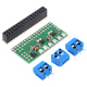 Dual MAX14870 Motor Driver for Raspberry Pi (Partial Kit)