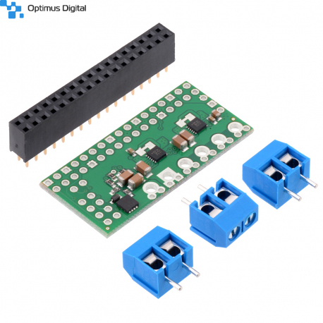 Dual MAX14870 Motor Driver for Raspberry Pi (Partial Kit)