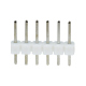 6p 2.54 mm Male Pin Header (White)