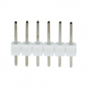 Header de Pini Tată de 2.54 mm 6p (Alb)