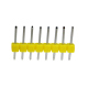 8p 2.54 mm Male Pin Header (Yellow)