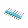 8p 2.54 mm Male Pin Header (Green)