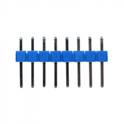8p 2.54 mm Male Pin Header (Blue)