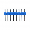 8p 2.54 mm Male Pin Header (Blue)