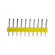 10p 2.54 mm Male Pin Header (Yellow)