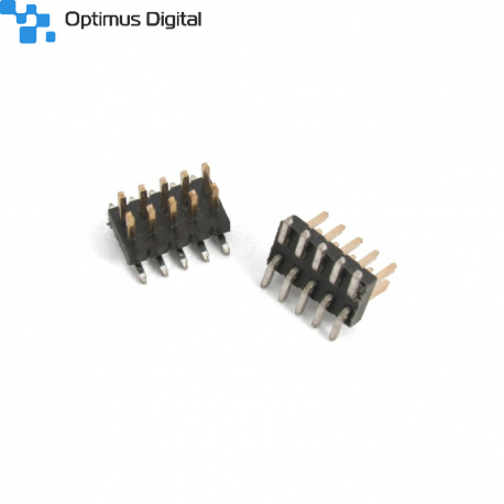 Header de Pini Tată SMD de 1.27 mm 2 x 5p
