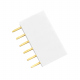 6p 2.54 mm Female Pin Header (White)