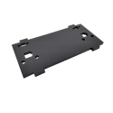 Plate for Front/Back Mounting on the 4 Motors Robot Kit (with Mounts for LEDs, Black)