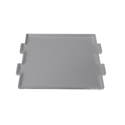 Plate for Side Mounting on the 4 Motors Robot Kit (Transparent)