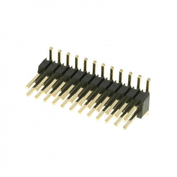 2 x 12p 1.27 mm SMD Male Pin Header