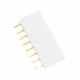 8p 2.54 mm Female Pin Header (White)