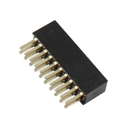 2 x 10p 1.27 mm Female Pin Header
