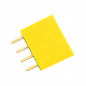 4p 2.54 mm Female Pin Header (Yellow)