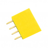 Header de Pini Mamă de 2.54 mm 4p (Galben)