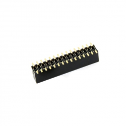 Header de Pini Mamă SMD de 1.27 mm 2 x 15p