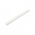 Colored 40p 2.54 mm Pitch Male Pin Header - White