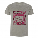 Grey Raspberry Pi T-shirt Adult Size Medium