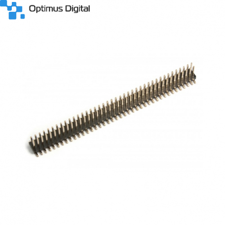 Header de Pini Tată SMD de 1.27 mm 2 x 40p