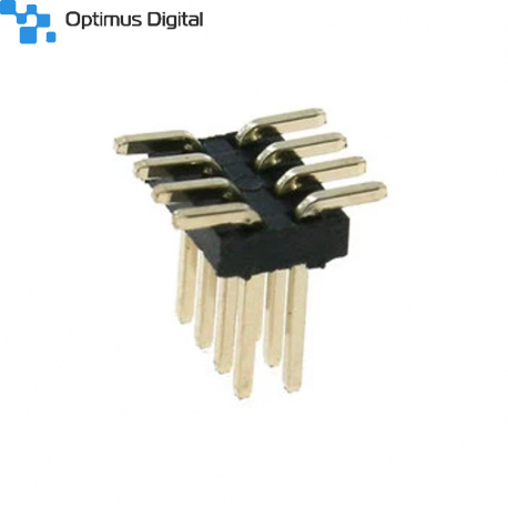 Header de Pini Tată SMD de 1.27 mm 2 x 4p
