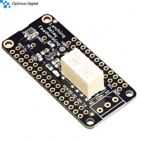 Shield FeatherWing cu Mini-Releu pentru Adafruit Feather