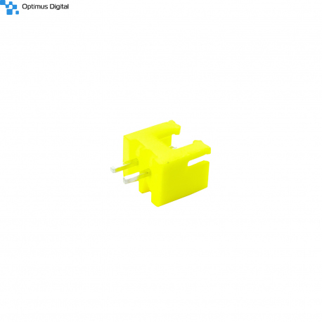 2p Male XH2.54 Connector (Yellow)