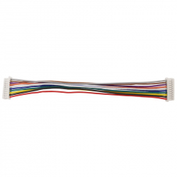 Cablu 10p 1.25 mm Mufat la Ambele Capete (30 cm)