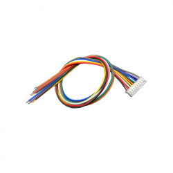 Cablu 9p 1.25 mm Mufat la un Singur Capat (20 cm)