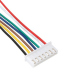 7p XH2.54 Colored Single Head Cable (20 cm)