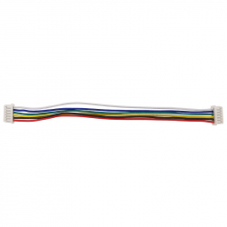 Cablu 6p 1.25 mm Mufat la Ambele Capete (30 cm)