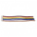 Cablu 10p 1.25 mm Mufat la un Singur Capat (30 cm)