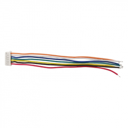 Cablu 7p 1.25 mm Mufat la un Singur Capat (20 cm)