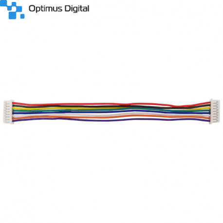 Cablu 8p 1.25 mm Mufat la Ambele Capete (15 cm)