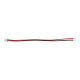 Cablu 2p 1.25 mm Mufat la un Singur Capat (15 cm)