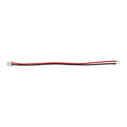 Cablu 2p 1.25 mm Mufat la un Singur Capat (15 cm)