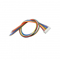 Cablu 9p 1.25 mm Mufat la un Singur Capat (15 cm)