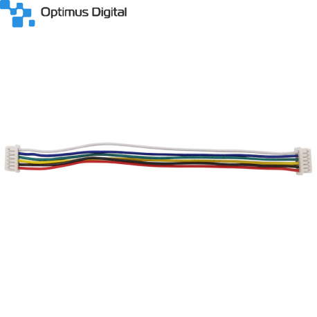 Cablu 6p 1.25 mm Mufat la Ambele Capete (15 cm)