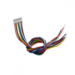 Cablu 8p 1.25 mm Mufat la un Singur Capat (10 cm)