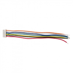 Cablu 7p 1.25 mm Mufat la un Singur Capat (10 cm)