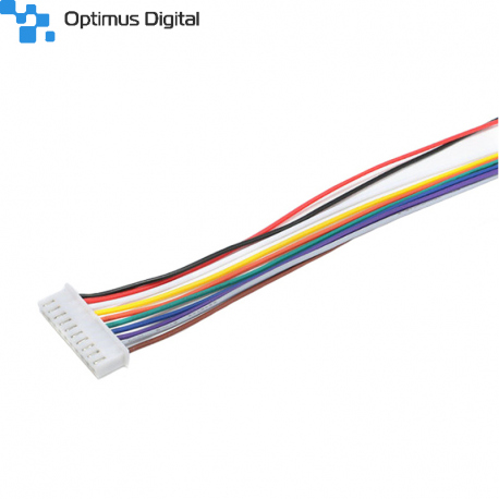 10p XH2.54 Colored Single Head Cable (20 cm)