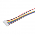 Cablu Colorat 10p XH2.54 Mufat la un Singur Capat (20 cm)