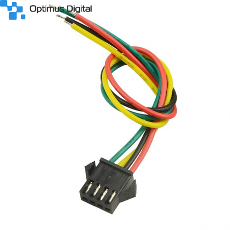 Cablu cu Conector SM2.54-4p Mamă (20 cm)