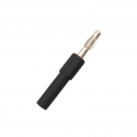 Mufă banană 4 mm neagră
