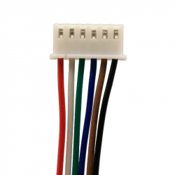 Cablu Colorat 6p XH2.54 Mufat la un Singur Capat (20 cm)