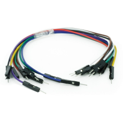 Separated Male-Male Wires 20 cm - 200 pcs Set