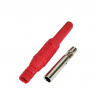 4mm Red Copper Banana Female Plug Fully Enclosed