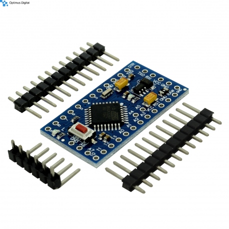 Placă de Dezvoltare Compatibilă cu Arduino Pro Mini (ATmega328p) 3.3V