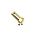 Long Hexagonal Motor Coupling Hub (4 mm) Gold