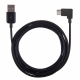 Cablu USB Tip A - USB Tip C (mufa la 90 de grade) de 0.25 m