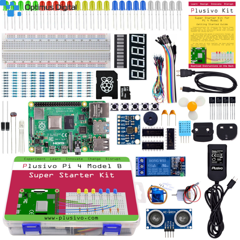 Plusivo Wireless Super Starter Kit with ESP8266 (programmable with Arduino  IDE)
