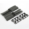 GemFan Bull Nose 3545 ABS Propellers CW/CCW Set Black - 2 pairs